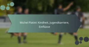 Michel Platini: Kindheit, Jugendkarriere, Einflüsse