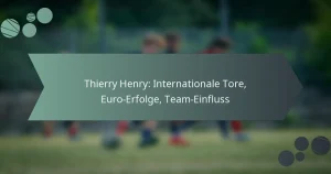 Thierry Henry: Internationale Tore, Euro-Erfolge, Team-Einfluss